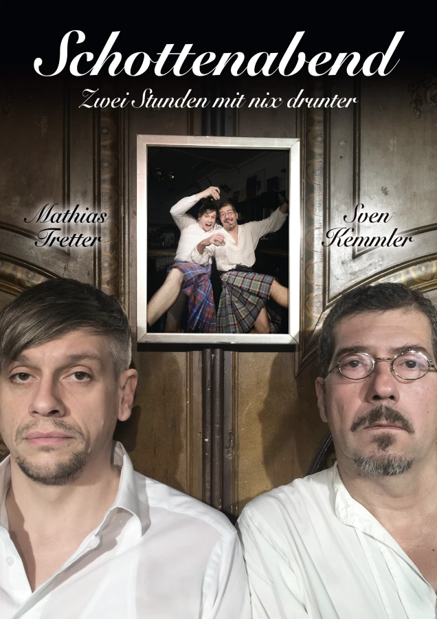 Plakat Mathias Tretter und Sven Kemmler „Schottenabend“